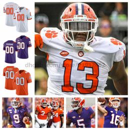 Personalizado Clemson Tigers Jersey College Football cosido Antonio Williams Cualquier nombre Cualquier número Hombres Mujeres Jóvenes Todos agitados Charlie Johnson Colby Shaw Cole Turner