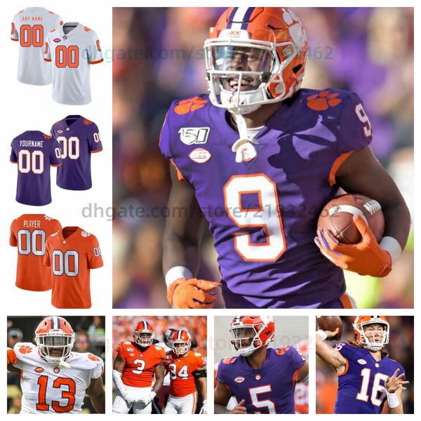 Personalizado Clemson Tigers Jersey College Football cosido Hunter Helms cualquier nombre cualquier número Hombres Mujeres Jóvenes todos agitados Trent Pearman Paul Tyson Josh Sapp Williams