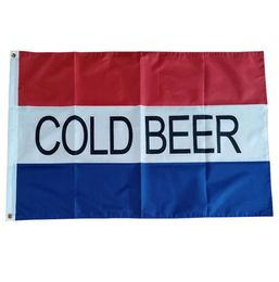 Aangepaste koude biervlag 3x5 ft polyester vliegende hangende gedrukte binnen buitbanners vlaggen 90x150 cm druppel 4129510