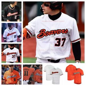 Custom College baseball jersey alle gestikt OSU Oregon Anthony Marnell IV Drew Talavs Noah Ferguson Joey Mundt Aiden May Canon Reeder Heren Dames truien