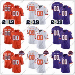 Maillots de football personnalisés College Clemson Tigers Cole Turner Hunter Helms Cade Klubnik Trent Pearman Paul Tyson Christopher Vizzina Adams Jr quatre maillots de sport