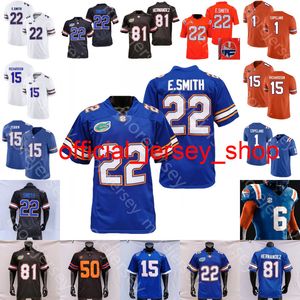 Custom College Florida Football Jersey Hernandez Tebow Smith Dameon Pierce Zachary Carter Malik Davis Emory Jones Richardson Jacob Copeland