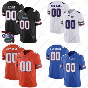 Custom College Florida Gators camisetas de fútbol Jeff Driskel Kyle Trask Tim Tebow E.Smith Aaron Hernandez Kyle Pitts Kadarius Toney Josh cuatro camisetas deportivas