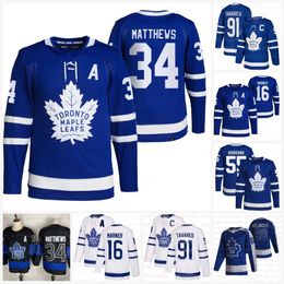 Custom College Wear Auston Matthews 2022 Maple Leafs Jersey Mitchell Marner Morgan Rielly Wayne Simmonds Kyle Clifford John Tavares William