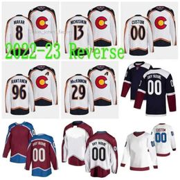 PERSONALIZADO Colorado''avalanche''cale Makar Jerseys 2022 Campeones de la Copa Stanley Valeri Nichushkin Nathan Kinnon Darcy Kuemper Nazem Kadri Gabri 7485