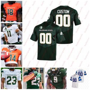 Personnalisé Colorado State Rams Football Jersey Henry Blackburn Cam'ron Carter Jacob Gardner Brandon Guzman Gerick Robinson Maillots