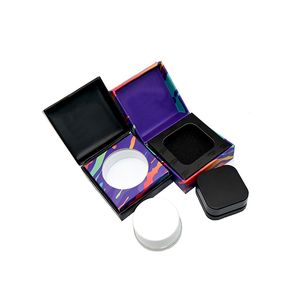 Boîtes de conteneurs de concentré personnalisées Dab Jars Packages Boîte-cadeau à rabat magnétique avec insert en mousse pour bouteille en verre de 3 ml 5 ml 7 ml 9 ml