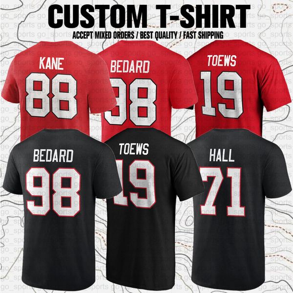 Camisetas personalizadas de la marca Connor Bedard Bobby Hull USA Hockey Sports Club Fans