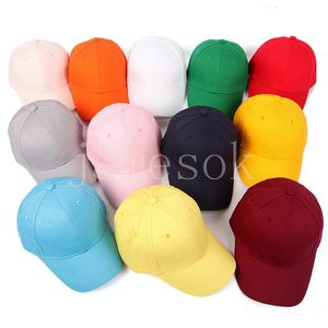 coton personnalisé pour tout-petit chapeau de balle chapeaux chapeaux colorés de baseball des enfants plaineur df214