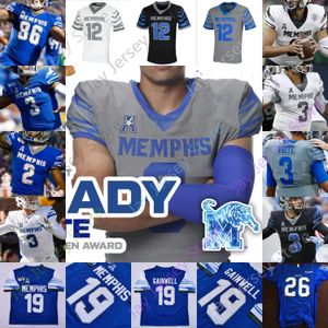 CUSTOM Personnalisé 2020 Memphis Tigers Football Jersey NCAA College Kylan Watkins Bryce Huff Joseph Dorceus Darrell Henderson Paxton Lynch