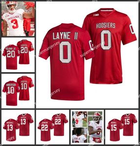 Maillots de football personnalisés Indiana Hoosiers Maillot de football NCAA College Michael Penix Jr Stevie Scott III Ty Fryfogle Antwaan Randle El