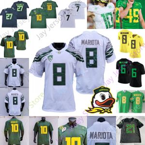 PERSONALIZADO Personalizado Oregon Ducks Football Jersey NCAA College Marcus Mariota Travis Dye Jacob Breeland Johnny Johnson III Jaylon Redd Mase Funa Ca