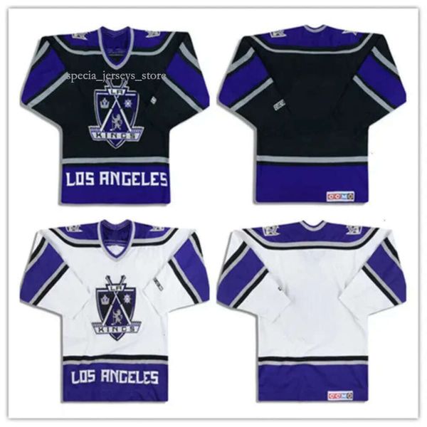 PERSONALIZADO Personalizado Vintage 1999-02 LA KINGS 20 Luc Robitaille CCM JERSEY 4 Rob Blake Local Visitante Negro Blanco Hockey Jerseys Cualquier nombre Número S 5414 7203 9783