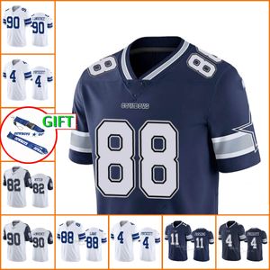 Personalizado Dallas''Cowboys''Fútbol Micah Parsons Jersey Hombres Mujeres Jóvenes Dak Prescott CeeDee Lamb Trevon Diggs Tony Pollard DeMarcus Lawrence Emmitt Smith DaRon Bland