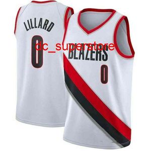 Aangepaste Damian Lillard #0 Swingman Jersey Heren Heren Vrouwen Jeugd XS-6XL Basketball Jerseys