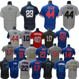 Custom Dansby Swanson Jersey Cody Bellinger Seiya Suzuki Andrelton Simmons Nick Madrigal Marcus Stroman Willson Sosa Ian Happ Men Women Youth Baseball Taille S-4XL