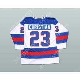 Custom Dave Christian 1980 Miracle on Ice Team USA 23 Jersey de hockey Nuevo ed S-M-L-XL-XXL-3XL-4XL-5XL-6XL