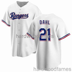 Custom David Dahl # 21 Jersey Gestikte Mannen Vrouwen Jeugd Kid Baseball Jersey XS-6XL