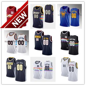 Personnalisé Denver Hommes Femmes Jeunesse Nugget Jersey 15 Nikola Jokic 27 Jamal Murray 50 Aaron Gordon 1 Michael Porter Jr. 11 Bruce Brown 3 Bones Hyland Basketball Maillots