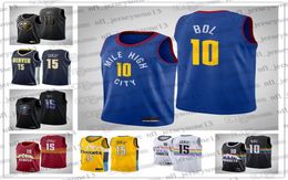 Benutzerdefinierte Denvers Männer Frauen Jugend 202021 Nuggetss 10 Bol Bol15 Jokic Rot Schwarz City Jersey9920451