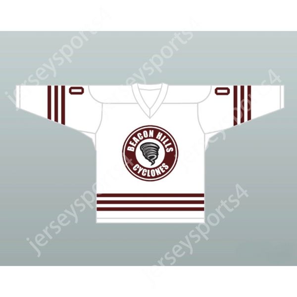 Personnalisé DEREK HALE 00 BEACON HILLS CYCLONES HOCKEY JERSEY TEEN WOLF SÉRIE TV Top Cousu S-M-L-XL-XXL-3XL-4XL-5XL-6XL