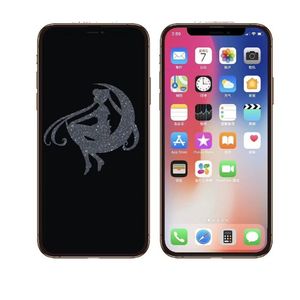 Protecteur d'écran en verre trempé Transparent de couverture complète d'ombre de bande dessinée de conception personnalisée pour Iphone 12 13 14 Plus Pro Max B184