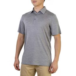 Conception personnalisée de haute qualité à blanc bouton plaine pour hommes Polo t-shirts whols en laine mérinos en forage