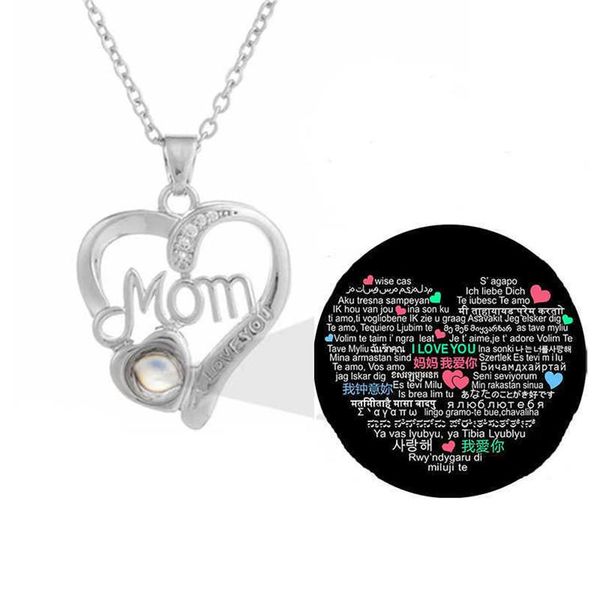 Colliers de conception personnalisée pour femmes Po, pendentif de Projection personnalisé, cadeau de remerciement pour la fête des mères, bijoux Y23276F