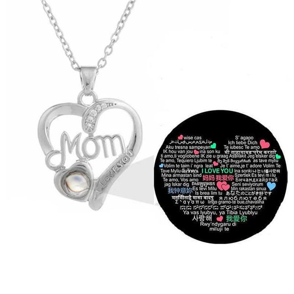 Colliers de conception personnalisée pour femmes Po, pendentif de Projection personnalisé, cadeau de remerciement pour la fête des mères, bijoux Y23229k