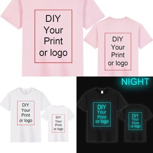 Custom Designer T-shirt Vrouwen DIY Foto Merk Tops Tees Heren Kleding Voor Mannen Kinderen Zomer Kids T-Shirt Oversized tshirt X0621