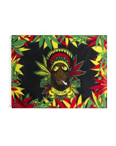 Aangepaste digitale print 3x5ft drop huis- en vakantievlaggen Blunt Flag Pot Party Banner Hippie Leaf Indians SMOKE3578205