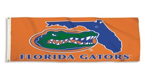 Aangepaste digitale print 3x5ft vlaggen Outdoor Sport Colleges Football Florida University of Nation Flag Banner voor supporter en decoratie1323943
