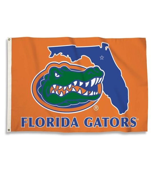 Impresión digital personalizada de 3x5ft Flags Colegios deportivos al aire libre Fútbol Florida Universidad de la Nación Banner de bandera para seguidores y decoración9711308