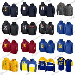 Aangepaste DIY aangepaste Man Sweatshirt basketbal Hoodies Nikola Jamal Aaron Jokic Murray Gordon Michael Porter Zeke Nnaji Watson Spotlight praktijk Pullover Hoodie