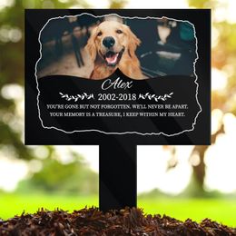 Aangepaste hond kat Memorial tuin spel huisdier verlies ernstige marker buiten plaque geschenk 231225