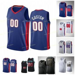 Camiseta personalizada Doumbouya Sekou Blake Mykhailiuk Svi Rose Derrick Stewart Isaiah Hayes Killian