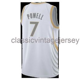 Custom Dwight Powell #7 Jersey Stitched Heren Dames Jeugd XS-6XL NCAA