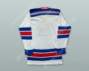 Eagle personnalisé USA en maillot de hockey blanc cousé S-M-L-XL-XXL-3XL-4XL-5XL-6XL