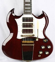 Guitare électrique personnalisée Dark Red Kirkdouglas Quality Guitar06077073