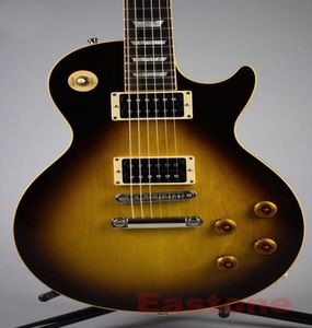 Custom Elektrische Gitaar Slash Solid Maple Cap Een Stuk Body Hals Parelmoer Inlay Frets Binding2575754