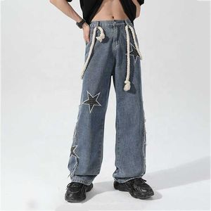 Bordado personalizado Hip Hop 100% Algodón Jeans Pantalones Pantalones para hombres para hombres