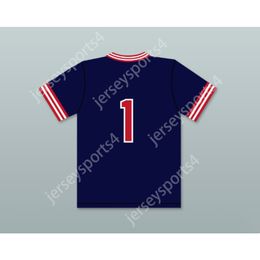 Custom Ernest Happy Talbot 1 Pioneers Away Jersey Jersey Hardball Sitball New Any Name Número Top Stitched S-6XL