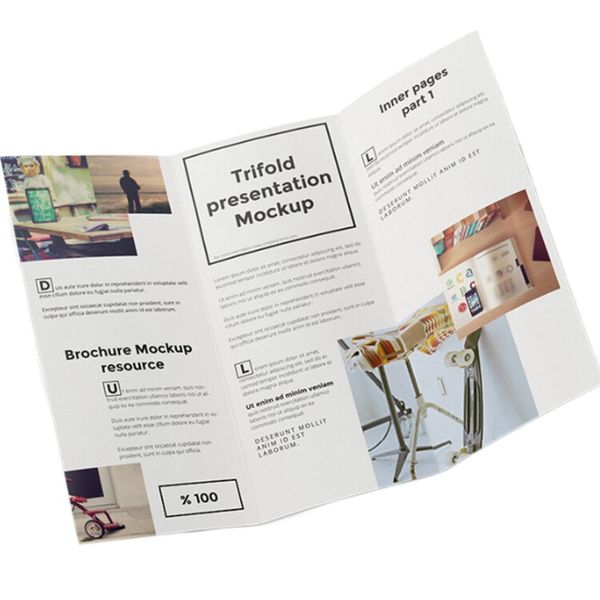 Papier de brochure a4 imprimé personnalisé, impression personnalisée, dépliant de marketing a5/livret/dépliant/manuel/brochure