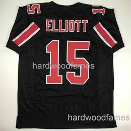 PERSONALIZADO EZEKIEL ELLIOTT Ohio State Black College Jersey de fútbol cosido AÑADIR CUALQUIER NÚMERO DE NOMBRE