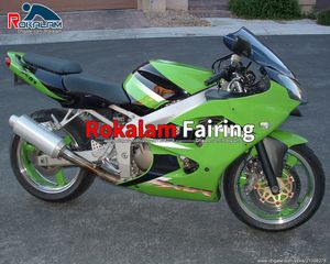 Ensemble de carénages personnalisés pour Kawasaki Ninja ZX6R ZX 6R 2000 2001 2002 Pièces de carénage de moto de rechange en plastique (moulage par injection)