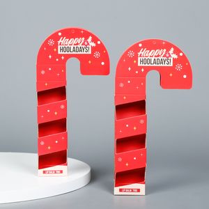 Aangepaste voorstanders kerstpapier einde kruk type snoep verpakking luxe lege chocolade bonbon cadeau kleurbox a363