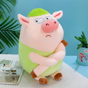 Aangepaste figuur stuff stekelig varken 80CM Huggy Wuggy knuffel Piggy Stuff dier volwassen speelgoed pluche kussen kerstcadeau Piggy zacht speelgoed steek Baby speelgoed cartoon spullen dier