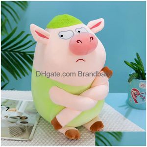 Figurine personnalisée Stuff Cochon de Barbarie 80 cm Hy Wy P Jouet Piggy Animal Adt Oreiller Cadeau de Noël Point Doux Bébé Dessin Animé Livraison Directe DH04U