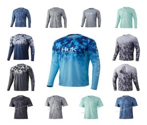 Camisas de pesca personalizadas HUK Performance Sudadera con capucha de verano de manga larga Jaket de secado rápido Vestidos transpirables Camisa Pesca Jersey Deportes 22069989662