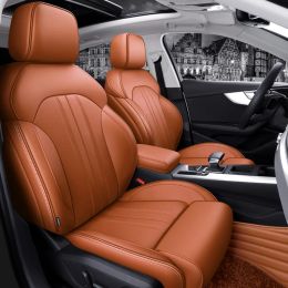 Couvertures de sièges accessoires de voiture sur mesure pour 7 places places en cuir de qualité complète spécifique pour Audi Q7 7 sièges avant et arrière